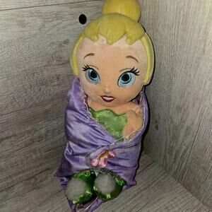 [DISNEY BABIES] Tinkerbell & Blanket Plush Doll (RETIRED)